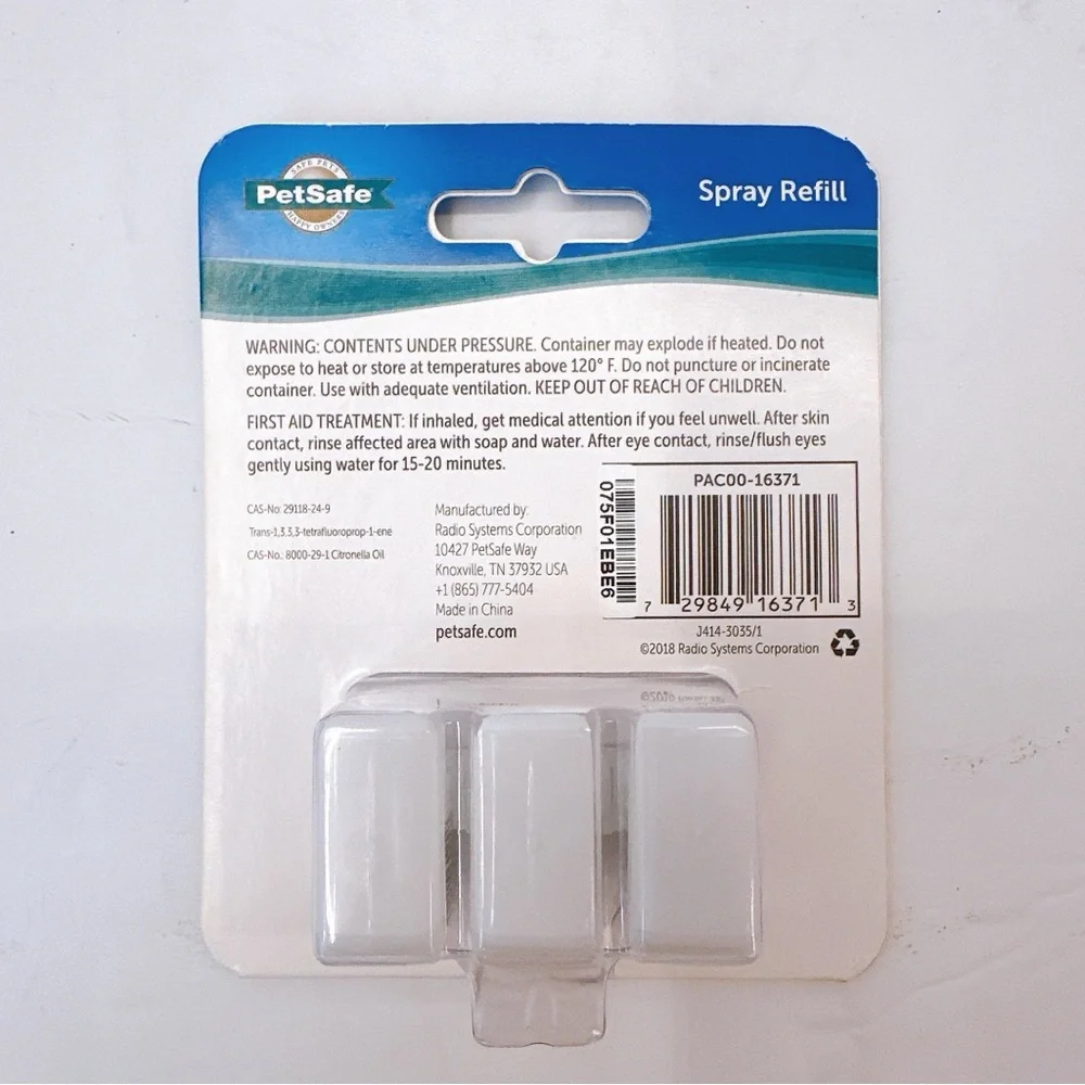 PetSafe Lot‎ of 2 Spray Dog Bark Control Collar & 2 Pack Spray Refill Citronella